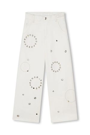 pantalone in cotone bianco CHLOE' KIDS | C20084148